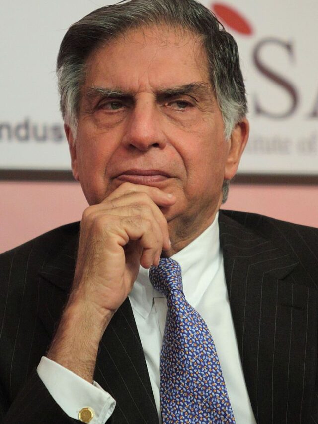 Ratan Tata, chairman of Tata Sons Ltd_, attends the Confederation of___