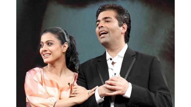 Karan Johar and Kajol