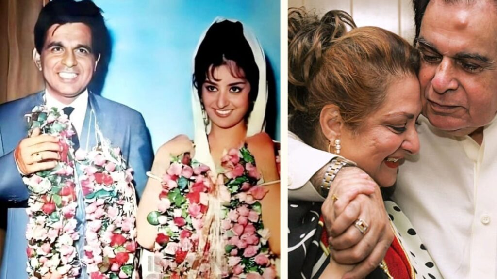 Saira banu and Dilip kumar