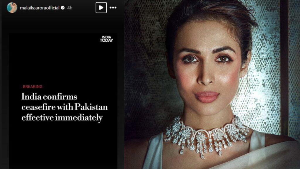 Malaika Arora on Ceasefire